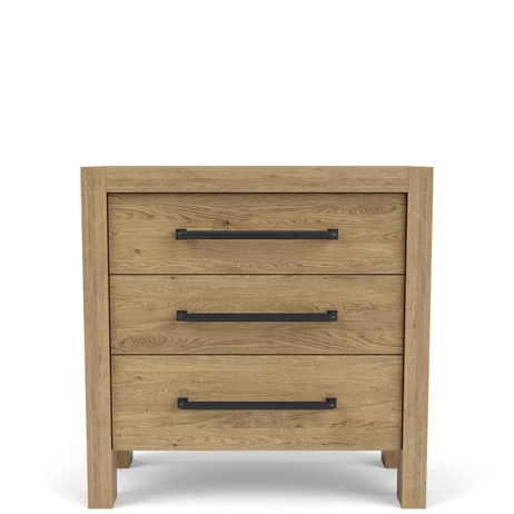 Davie 3-Drawer Nightstand