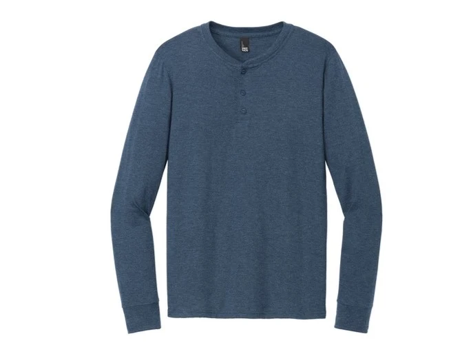 Long Sleeve Henley Tee - Image 2