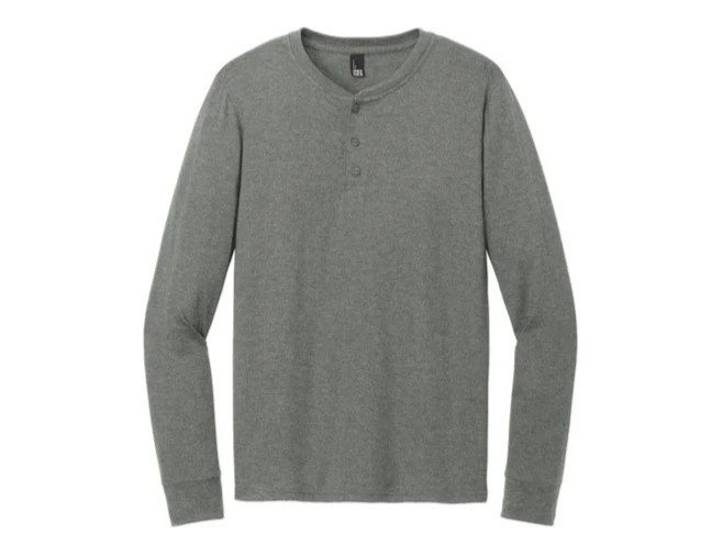 Long Sleeve Henley Tee - Image 3