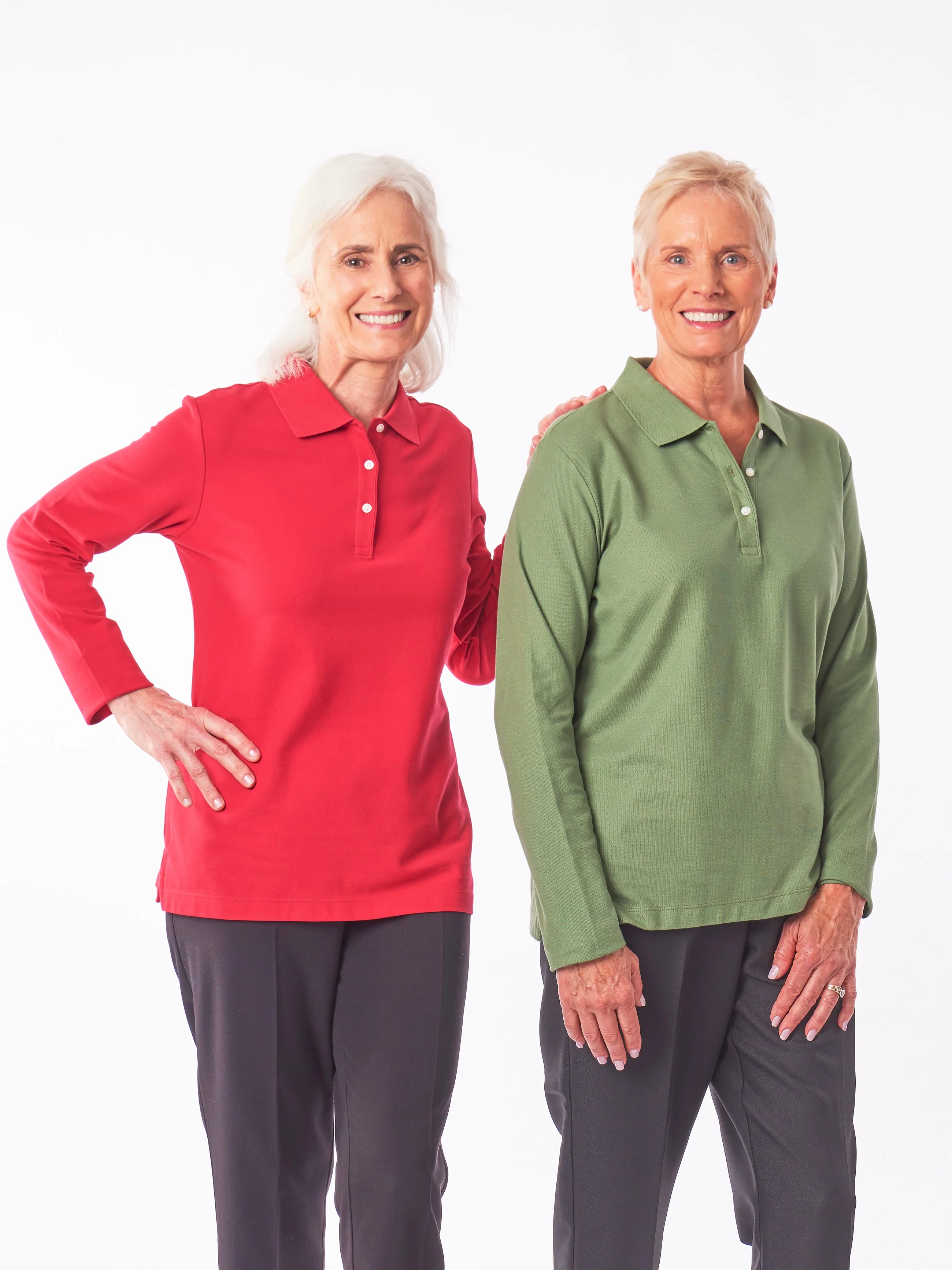 Long Sleeve Polo Shirt - Image 2