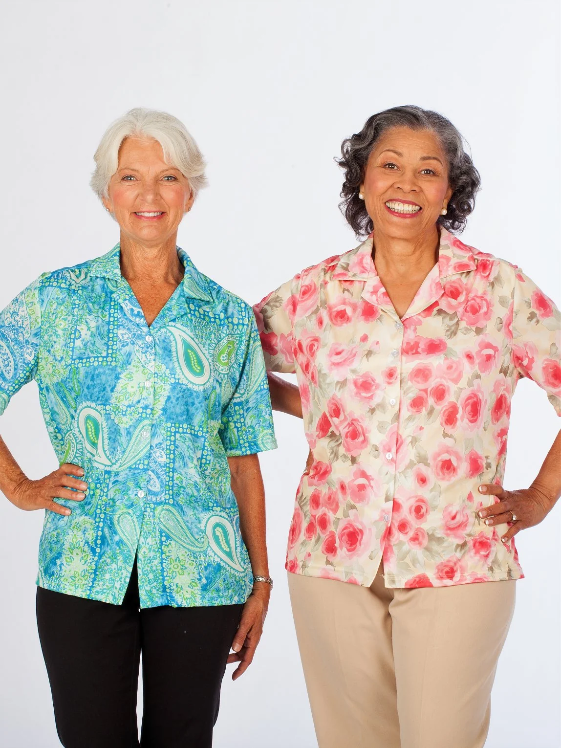 Polyester Blouse- Short Sleeve