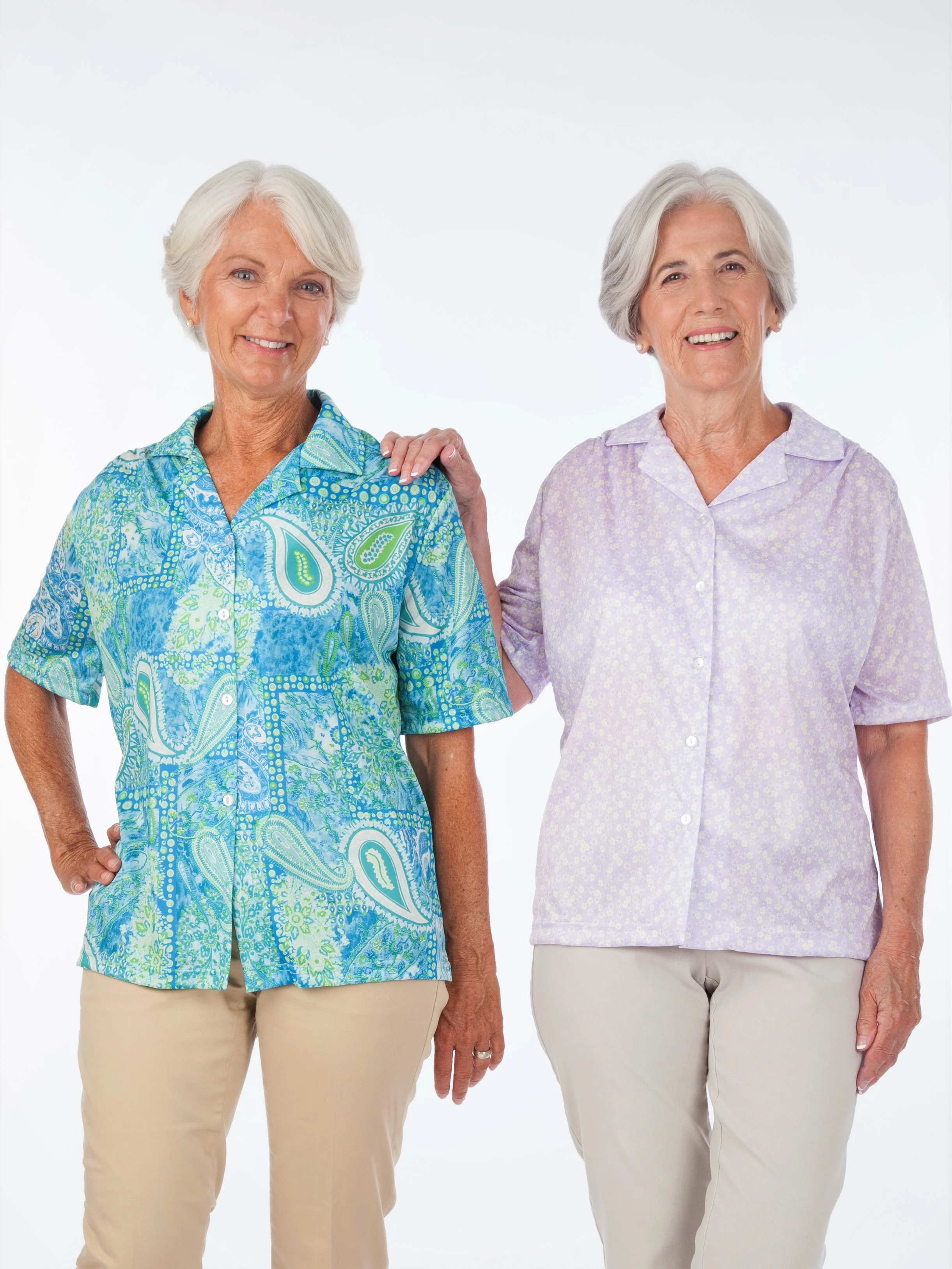 Polyester Blouse- Short Sleeve - Image 4
