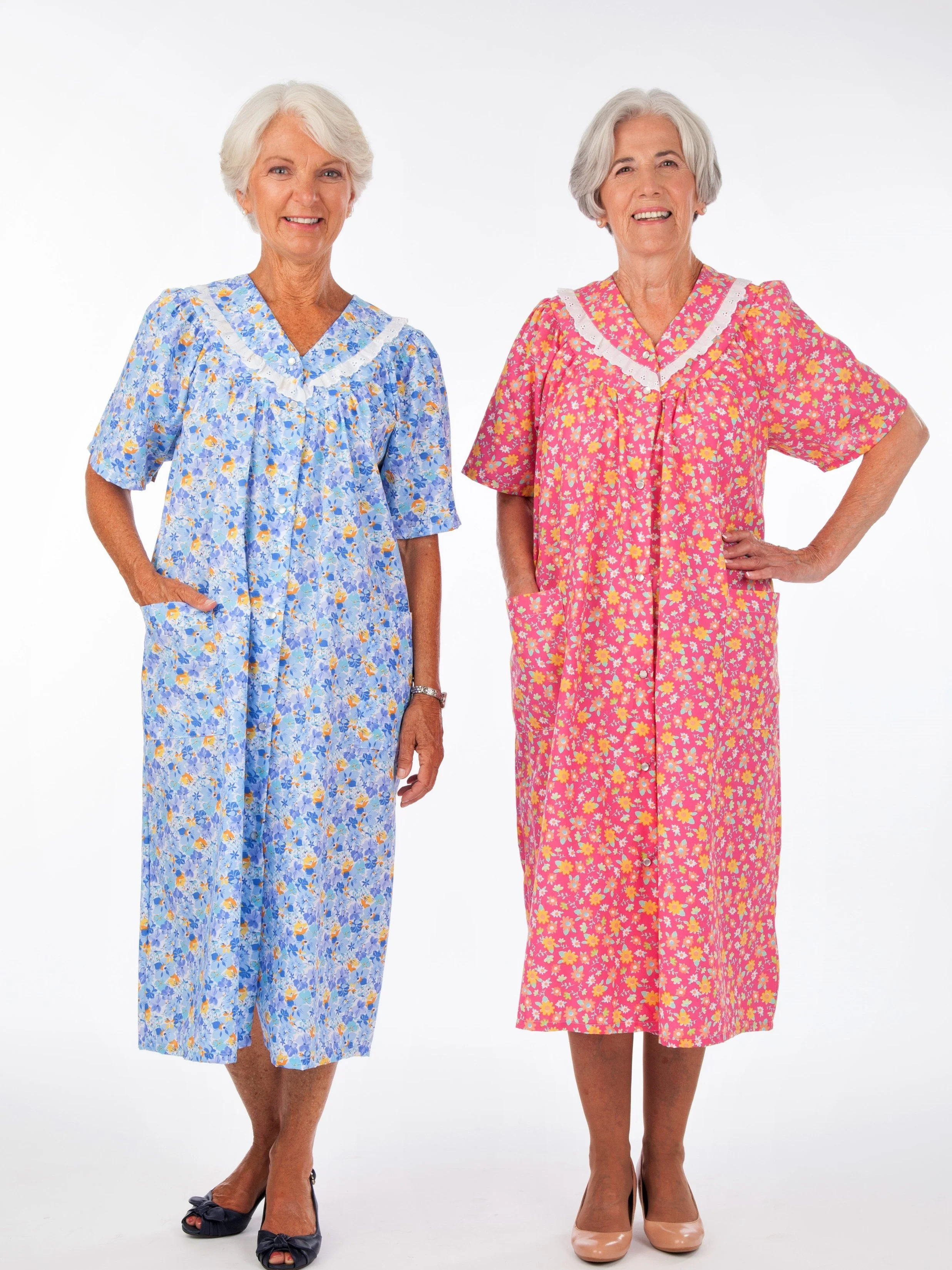 V-Neck Front Snap Duster - Image 4